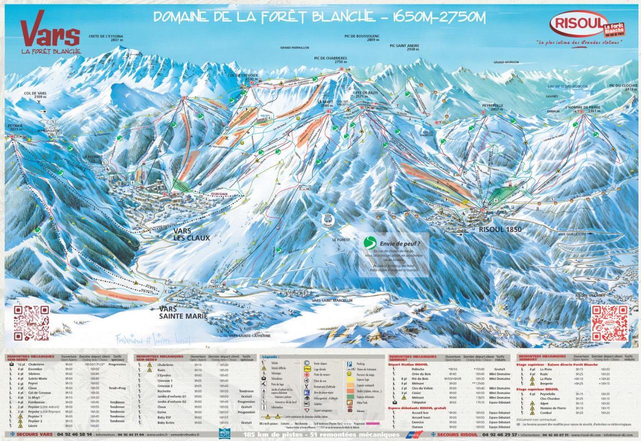 Apartmán Le Perce-Neige Centre Station Risoul Exteriér fotografie
